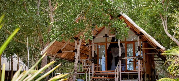 Eco Beach Tent by Billiton Hotels in Belitung