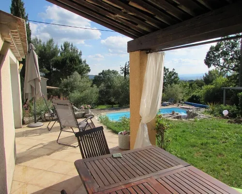 Barjac Villa Pastis - Gîte with swimming pool and view of the Cévennes mountains Hotels in Barjac