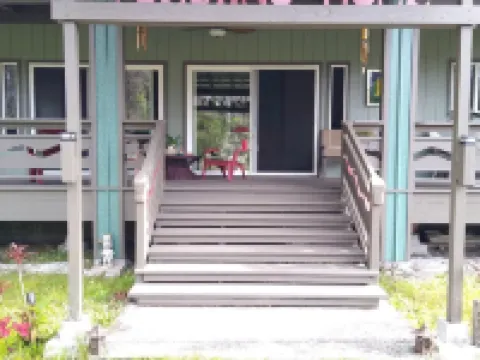 Rainforest Volcano Retreat – As Seen on TV! Near Volcanoes Nat’l Park ファーン・フォレストのホテル