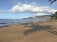 On the beach, Beautiful ocean views.