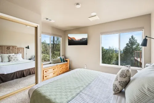 Mountain Retreat on 5 Acres with Nature Views, Deck, Hot Tub, EV Charging