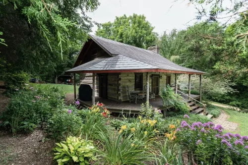 Cozy Cabin at Historic Gillespie Stone House<br>