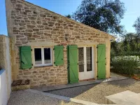 Studio spa jacuzzi private pool access villa in lorgues-83