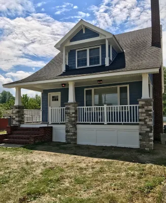 Allen House-3-Story Home-Relocation & Neighboring Construction Ahead of Summer Hotels in Geneva-on-the-Lake