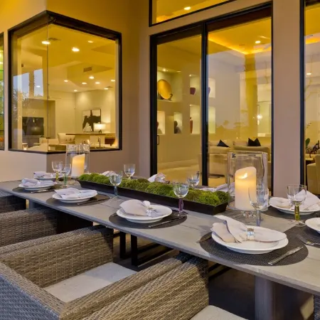 Stunning Contemporary Estate on PGA West w/Spectacular Lake Views Pool & Spa
