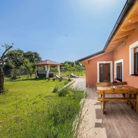 Attractive Holiday Home with Pool, Hot Tub, Patio, Courtyard
