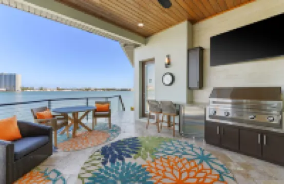 Gorgeous Waterfront Oasis with Heated Pool and Hot Tub - Elegant Retreat