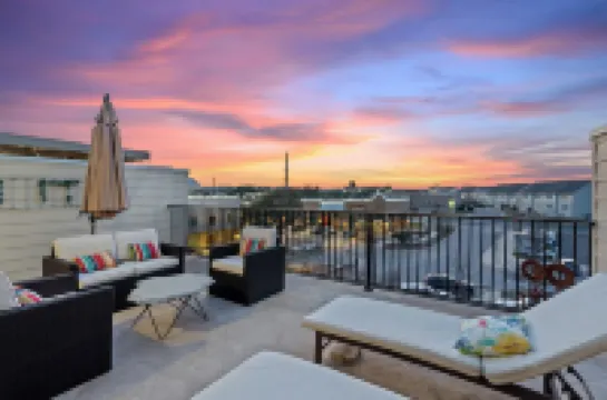 Private Rooftop Terrace and Modern Brownstone Amenities - Stylish Escape