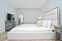 Sleek Kitchen and Cozy Living Area - Inviting Modern Haven Hotels in South Miami Heights