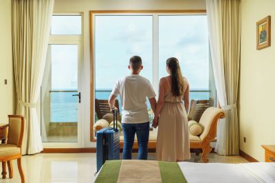 Deluxe Room With Sea View Araliya Beach Resort and Spa Photo