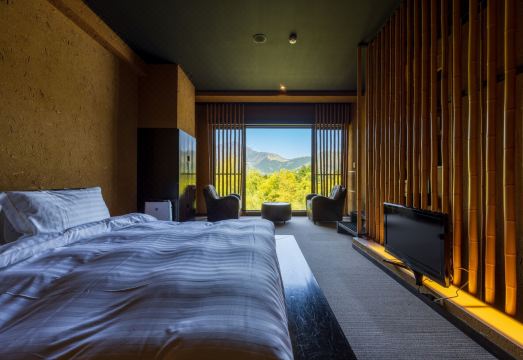 하코네 온천 숙소 전경