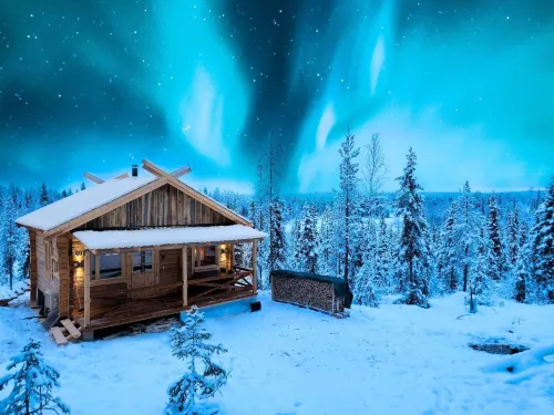 Lapland Riverside Nature Cabin - Alphydda