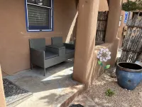 Enclosed Patio and Kiva Fireplace - Charming Comfortable Hotels in Tesuque