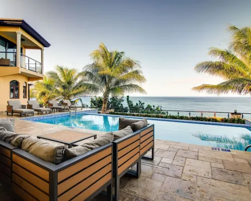 Breathtaking Oceanfront Luxe Villa in Tower Isle Jacuzzi Pool Fully Staffed Hotels in Tower Isle