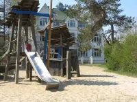 Apartment directly on the promenade, 1st row, parking lot included, 80m to the Baltic Sea