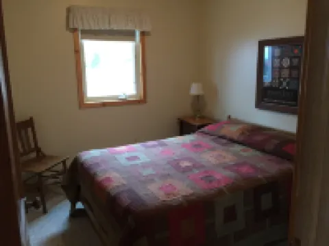 Lake Miltona, MN Weekly Rental Cabin is located right on the beach.