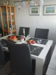 Vacation apartment with lake view, close to the beach with WiFi, dishwasher, microwave Hotels in Heiligenhafen