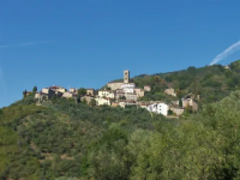 The terrace of Elas Hotels in Uzzano