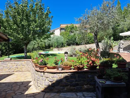 Lovely holiday house: private swimming pool, olive tree garden, cultural setting