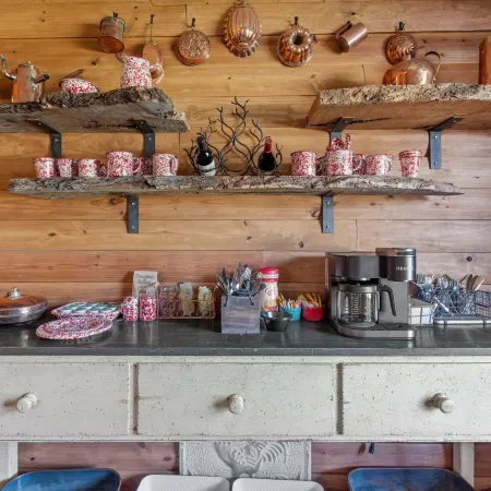 Guadalupe Bluff Log Cabin 4 Bedroom Home by Redawning