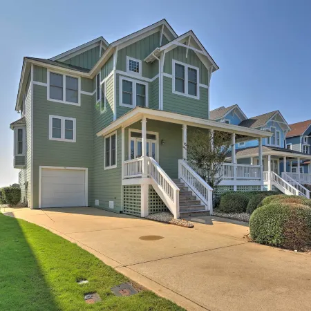 Manteo Waterfront Resort Home w/ 30-ft Dock!