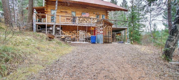 Roots Rustic Retreat Tree-Lined Cabin in McCall Hotels in Valley County