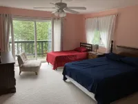 Private Sandy Beach with 125 feet of lake frontage