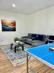 King bed, Spacious 4 bed, 2bth house with a workspace, laundry in unit, WiFi.