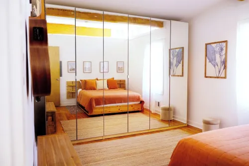 Mid-Century Architect's Bright and Airy Home with Luxury Design and Modern Art