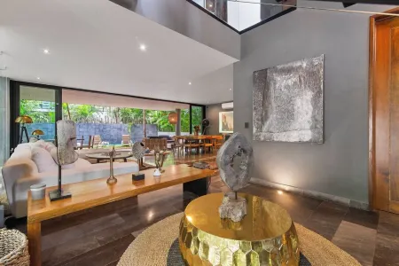 Charming 4-bedroom Villa with AC and WiFi and 2 Pools in Aldea Zama, Tulum