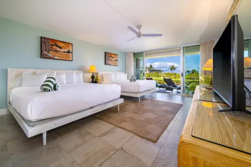 Partial Ocean View and Lanai Dining - Stylish Coastal Retreat