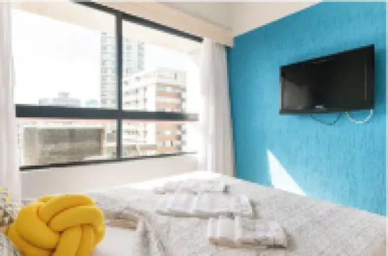 Apartment boa Viagem - 100 meters from the beach. In front of Acaiaca Hoteles en 