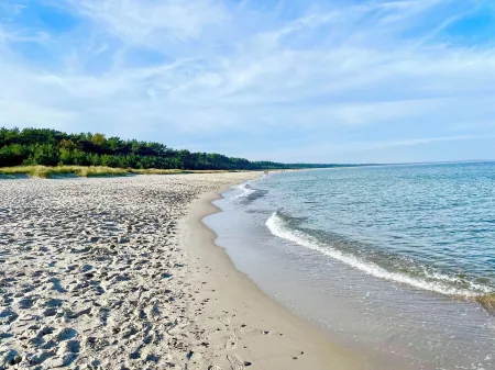 Vacation Apartment Wind - 200 m to the Baltic Sea, with Fireplace, Sauna & Dog Welcome Отели в г. Дранске