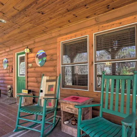 Lake Lure Log Cabin w/ Grill, Near Hiking!