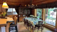 Waterfront Log Home | Private Dock | Expansive Beautiful Yard and Gardens - 4-Star
