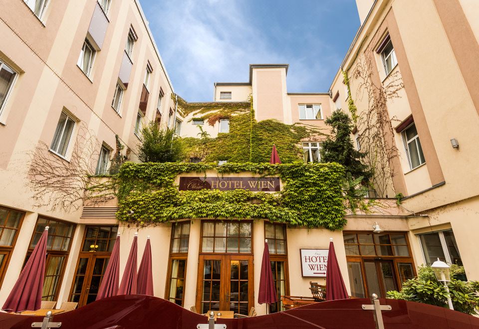 오스트리아 클래식 호텔 빈 조식 공간