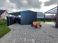 NEW! modern, high-quality, central apartment, with sauna, garden, wallbox in Burhave