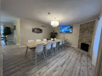 Private heated pool. Secluded 4,500sq.ft Hot tub. game room.