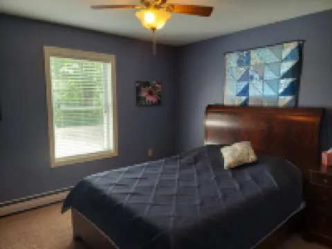 NEW for 2024, 6 person hot tub. Spacious country home with large back yard.