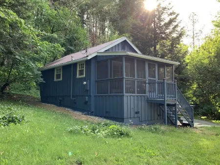 Charming Creekside Cottage! Relax in nature yet only a short walk to town!