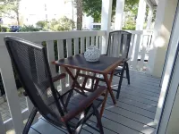 Holiday beachcomber, 50 m beach, beach chair, free Wi-Fi, 2 south-west-facing balconies