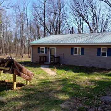 Beautiful location in the secluded woods