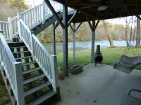 Winter in the Mountains, Fishing by the Fire Pit. Murphy and the Casino Nearby. - 4-Star