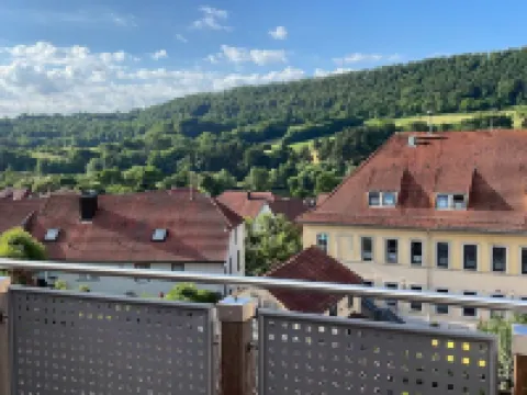 Sonniges Apartment am Alten Binauer Schloss -malerischer Ausblick auf den Neckar Hotels in Binau