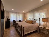 HOT TUB and SAUNA at 'CHIC HIDEAWAY''  Paw Paw Lake Golf club across the street