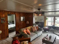 Cozy vintage cabin on a private lake in the Northwoods.