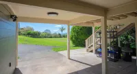 Upcountry Short Term Rental Home with Ocean and Mt Views, Close to Makawao Town.