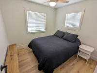 NEW! Renovated lakeside cottage with a private sandy beach. Great Location!