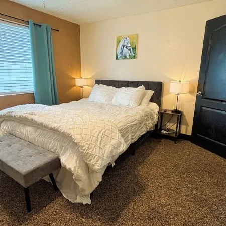 Spacious Open Living Space in This Beautiful Mother-in-Law Basement Apartment