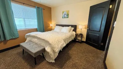 Spacious Open Living Space in This Beautiful Mother-in-Law Basement Apartment